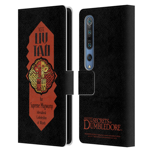 Fantastic Beasts: Secrets of Dumbledore Graphics Liu Tao Leather Book Wallet Case Cover For Xiaomi Mi 10 5G / Mi 10 Pro 5G