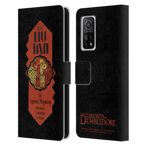 Fantastic Beasts: Secrets of Dumbledore Graphics Liu Tao Leather Book Wallet Case Cover For Xiaomi Mi 10T 5G