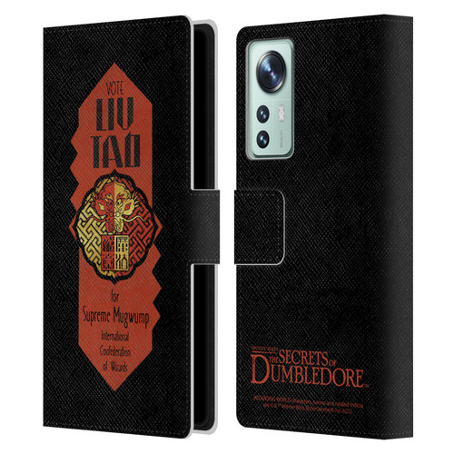 Fantastic Beasts: Secrets of Dumbledore Graphics Liu Tao Leather Book Wallet Case Cover For Xiaomi 12