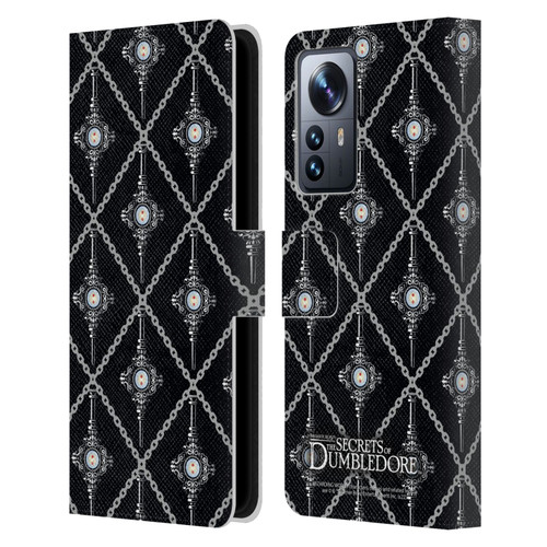 Fantastic Beasts: Secrets of Dumbledore Graphics Blood Troth Pattern Leather Book Wallet Case Cover For Xiaomi 12 Pro
