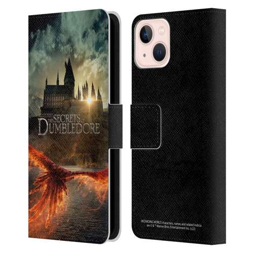 Fantastic Beasts: Secrets of Dumbledore Key Art Poster Leather Book Wallet Case Cover For Apple iPhone 13