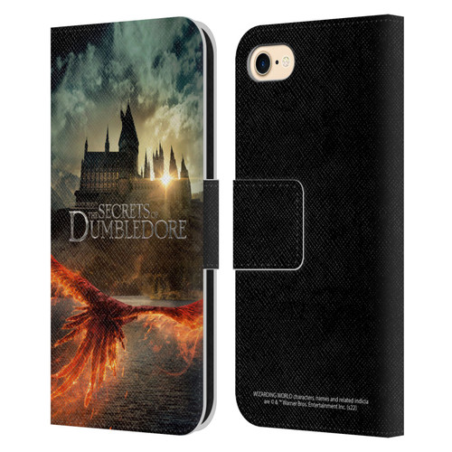 Fantastic Beasts: Secrets of Dumbledore Key Art Poster Leather Book Wallet Case Cover For Apple iPhone 7 / 8 / SE 2020 & 2022