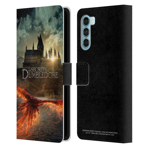 Fantastic Beasts: Secrets of Dumbledore Key Art Poster Leather Book Wallet Case Cover For Motorola Edge S30 / Moto G200 5G
