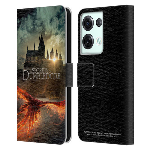 Fantastic Beasts: Secrets of Dumbledore Key Art Poster Leather Book Wallet Case Cover For OPPO Reno8 Pro