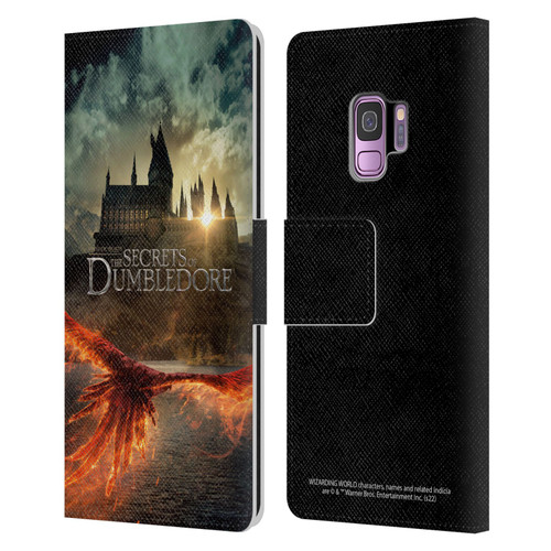 Fantastic Beasts: Secrets of Dumbledore Key Art Poster Leather Book Wallet Case Cover For Samsung Galaxy S9