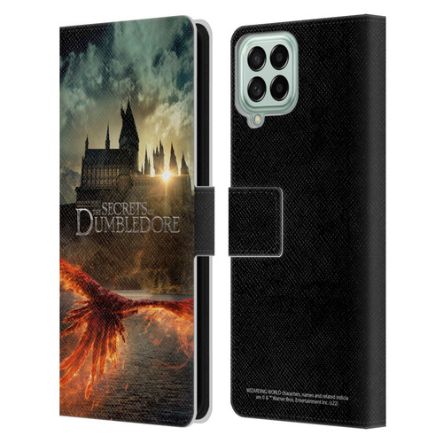 Fantastic Beasts: Secrets of Dumbledore Key Art Poster Leather Book Wallet Case Cover For Samsung Galaxy M33 (2022)