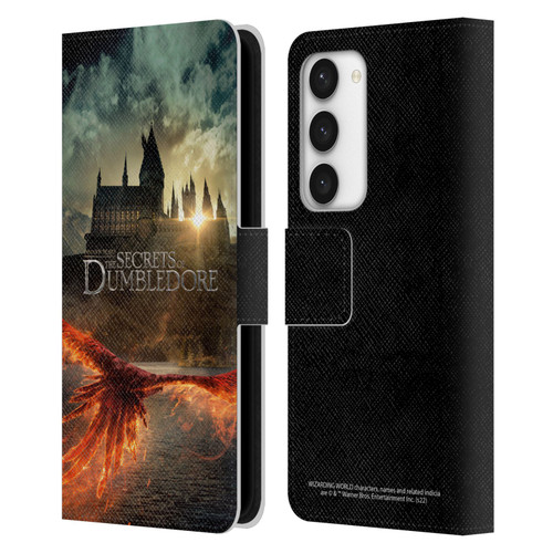 Fantastic Beasts: Secrets of Dumbledore Key Art Poster Leather Book Wallet Case Cover For Samsung Galaxy S23 5G
