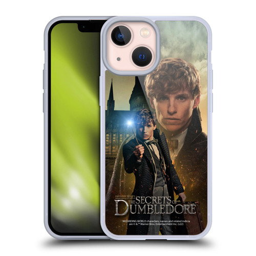 Fantastic Beasts: Secrets of Dumbledore Character Art Newt Scamander Soft Gel Case for Apple iPhone 13 Mini