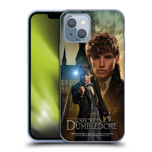 Fantastic Beasts: Secrets of Dumbledore Character Art Newt Scamander Soft Gel Case for Apple iPhone 14