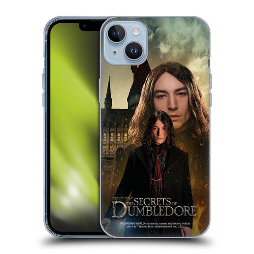 Fantastic Beasts: Secrets of Dumbledore Character Art Credence Barebone Soft Gel Case for Apple iPhone 14 Plus