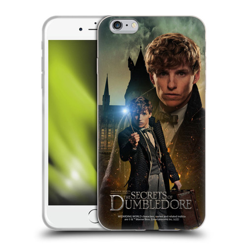 Fantastic Beasts: Secrets of Dumbledore Character Art Newt Scamander Soft Gel Case for Apple iPhone 6 Plus / iPhone 6s Plus