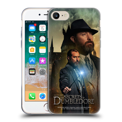 Fantastic Beasts: The Secrets of Dumbledore Character Art Albus Dumbledore Soft Gel Case for Apple iPhone 7 / 8 / SE 2020 & 2022