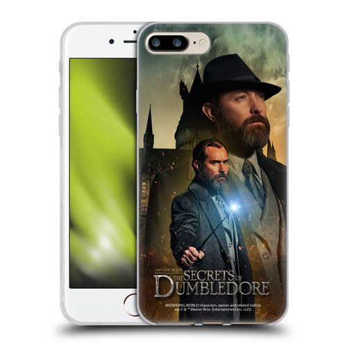 Fantastic Beasts: The Secrets of Dumbledore Character Art Albus Dumbledore Soft Gel Case for Apple iPhone 7 Plus / iPhone 8 Plus