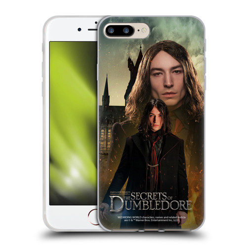 Fantastic Beasts: Secrets of Dumbledore Character Art Credence Barebone Soft Gel Case for Apple iPhone 7 Plus / iPhone 8 Plus