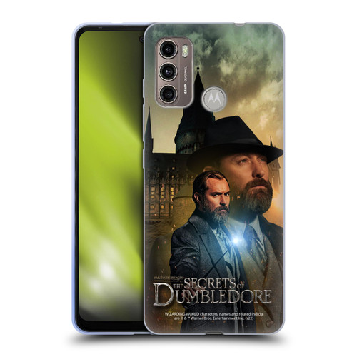 Fantastic Beasts: The Secrets of Dumbledore Character Art Albus Dumbledore Soft Gel Case for Motorola Moto G60 / Moto G40 Fusion