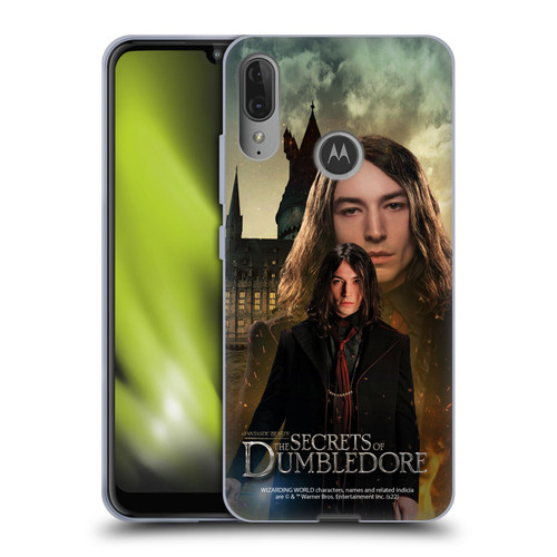 Fantastic Beasts: Secrets of Dumbledore Character Art Credence Barebone Soft Gel Case for Motorola Moto E6 Plus
