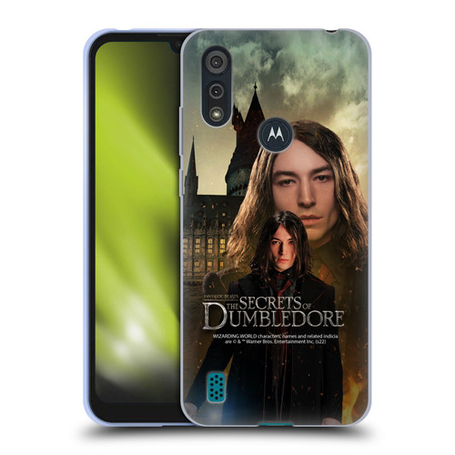 Fantastic Beasts: Secrets of Dumbledore Character Art Credence Barebone Soft Gel Case for Motorola Moto E6s (2020)