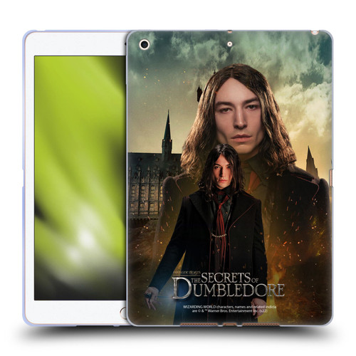 Fantastic Beasts: Secrets of Dumbledore Character Art Credence Barebone Soft Gel Case for Apple iPad 10.2 2019/2020/2021