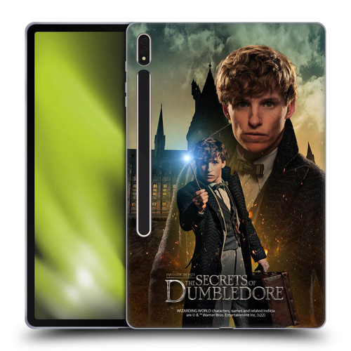 Fantastic Beasts: Secrets of Dumbledore Character Art Newt Scamander Soft Gel Case for Samsung Galaxy Tab S8 Plus