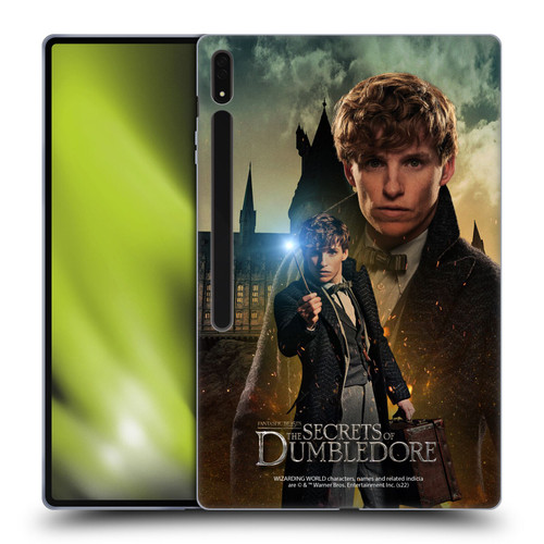 Fantastic Beasts: Secrets of Dumbledore Character Art Newt Scamander Soft Gel Case for Samsung Galaxy Tab S8 Ultra
