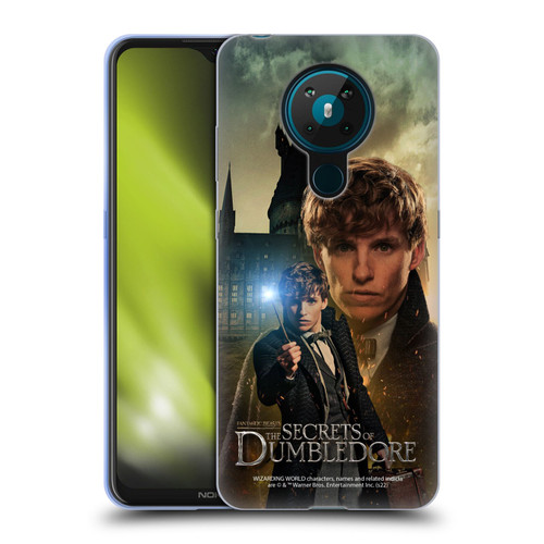 Fantastic Beasts: Secrets of Dumbledore Character Art Newt Scamander Soft Gel Case for Nokia 5.3