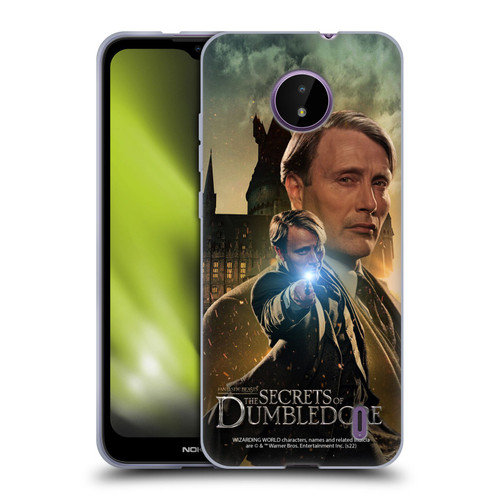 Fantastic Beasts: Secrets of Dumbledore Character Art Gellert Grindelwald Soft Gel Case for Nokia C10 / C20