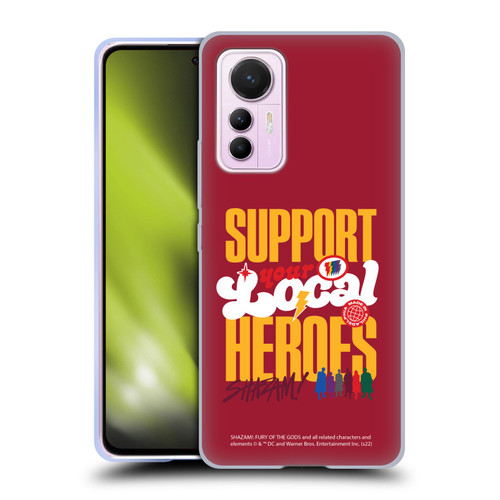 Shazam!: Fury Of The Gods Graphics Typography Soft Gel Case for Xiaomi 12 Lite