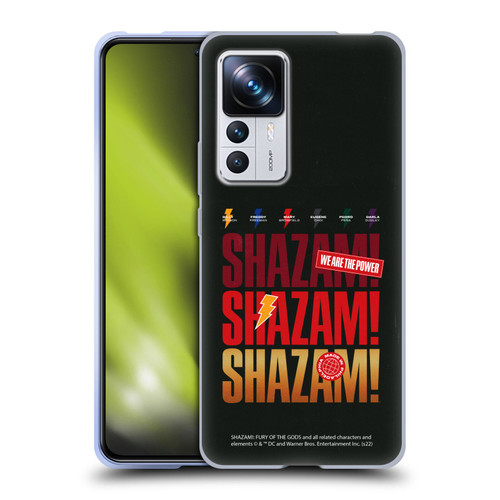 Shazam!: Fury Of The Gods Graphics Logo Soft Gel Case for Xiaomi 12T Pro