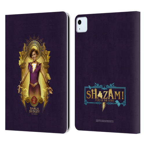 Shazam!: Fury Of The Gods Graphics Darla Leather Book Wallet Case Cover For Apple iPad Air 2020 / 2022