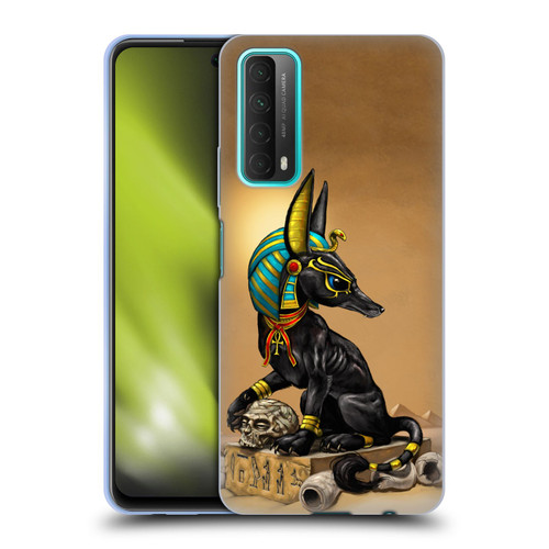 Stanley Morrison Art Egyptian Black Jackal Anubis Soft Gel Case for Huawei P Smart (2021)