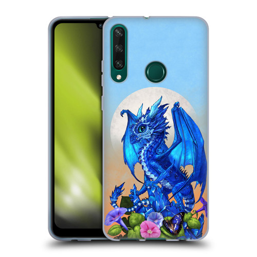 Stanley Morrison Art Blue Sapphire Dragon & Flowers Soft Gel Case for Huawei Y6p