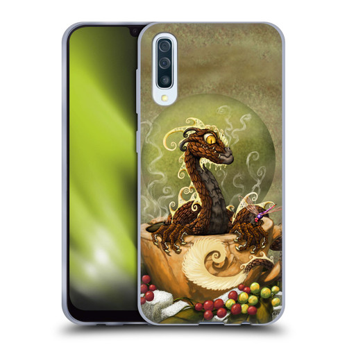 Stanley Morrison Art Brown Coffee Dragon Dragonfly Soft Gel Case for Samsung Galaxy A50/A30s (2019)