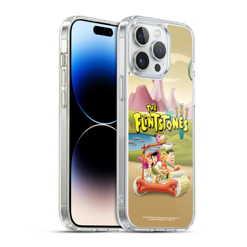 The Flintstones Characters Stone Car Soft Gel Case for Apple iPhone 14 Pro Max & MagSafe