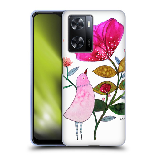 Sylvie Demers Birds 3 Crimson Soft Gel Case for OPPO A57s