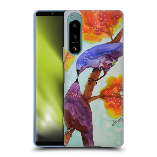 Sylvie Demers Birds 3 Kissing Soft Gel Case for Sony Xperia 5 IV