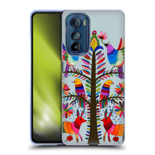 Sylvie Demers Floral Otomi Colors Soft Gel Case for Motorola Edge 30