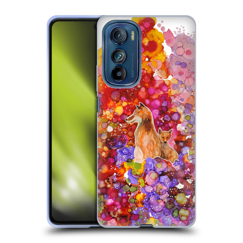 Sylvie Demers Nature Mother Fox Soft Gel Case for Motorola Edge 30