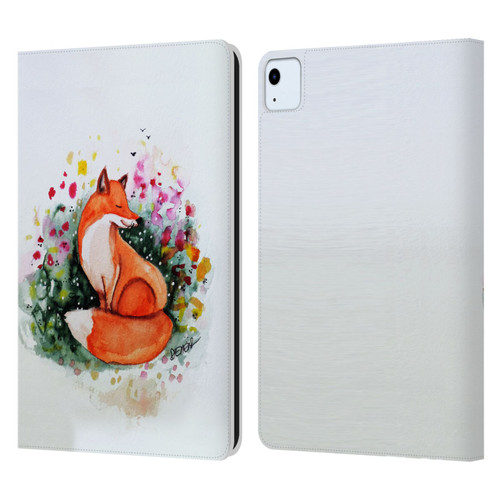 Sylvie Demers Nature Fox Beauty Leather Book Wallet Case Cover For Apple iPad Air 2020 / 2022