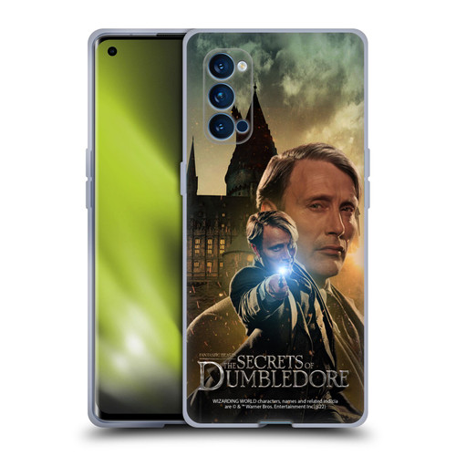 Fantastic Beasts: Secrets of Dumbledore Character Art Gellert Grindelwald Soft Gel Case for OPPO Reno 4 Pro 5G