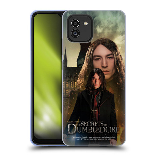 Fantastic Beasts: Secrets of Dumbledore Character Art Credence Barebone Soft Gel Case for Samsung Galaxy A03 (2021)