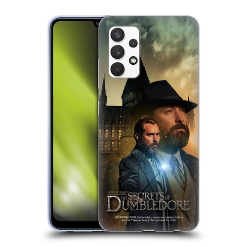 Fantastic Beasts: The Secrets of Dumbledore Character Art Albus Dumbledore Soft Gel Case for Samsung Galaxy A32 (2021)