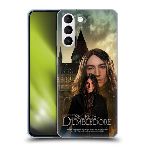 Fantastic Beasts: Secrets of Dumbledore Character Art Credence Barebone Soft Gel Case for Samsung Galaxy S21+ 5G