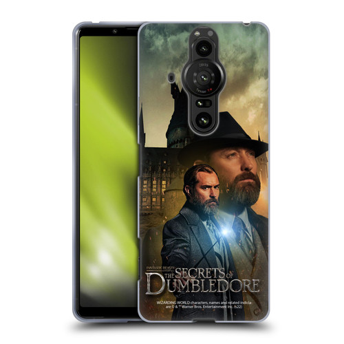 Fantastic Beasts: The Secrets of Dumbledore Character Art Albus Dumbledore Soft Gel Case for Sony Xperia Pro-I