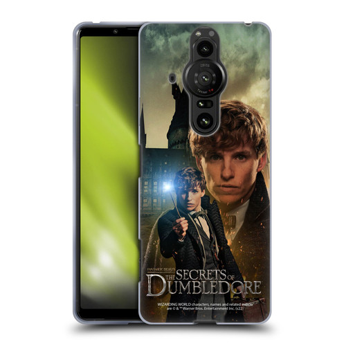 Fantastic Beasts: Secrets of Dumbledore Character Art Newt Scamander Soft Gel Case for Sony Xperia Pro-I