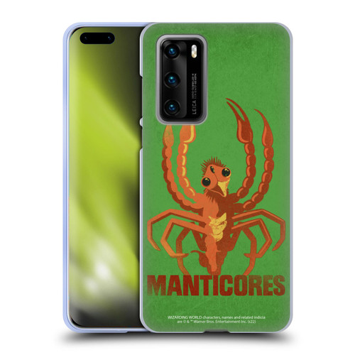 Fantastic Beasts: Secrets of Dumbledore Graphic Badges Manticores Soft Gel Case for Huawei P40 5G