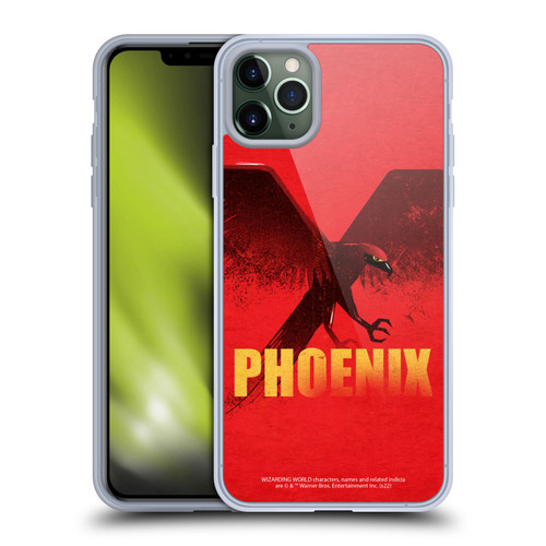 Fantastic Beasts: Secrets of Dumbledore Graphic Badges Phoenix Soft Gel Case for Apple iPhone 11 Pro Max