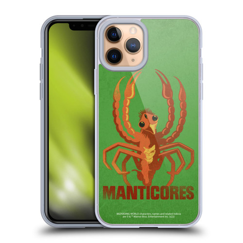 Fantastic Beasts: Secrets of Dumbledore Graphic Badges Manticores Soft Gel Case for Apple iPhone 11 Pro