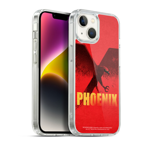 Fantastic Beasts: Secrets of Dumbledore Graphic Badges Phoenix Soft Gel Case for Apple iPhone 14