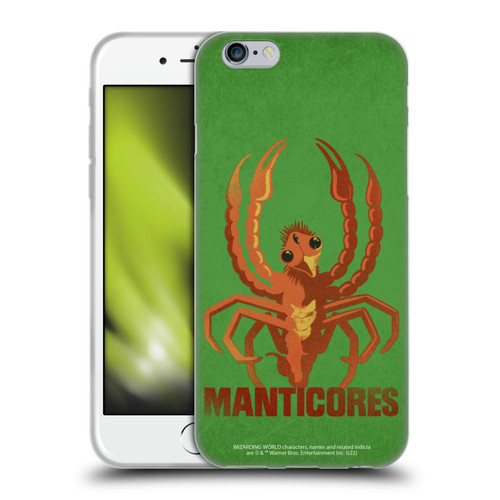 Fantastic Beasts: Secrets of Dumbledore Graphic Badges Manticores Soft Gel Case for Apple iPhone 6 / iPhone 6s