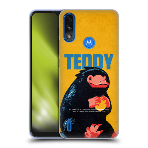 Fantastic Beasts: Secrets of Dumbledore Graphic Badges Teddy Soft Gel Case for Motorola Moto E7 Power / Moto E7i Power